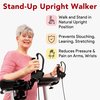 Proheal Stand Up Walker w/ Seat - Red PH-UPWLKALDLX19RD-MP-UP-WALKER